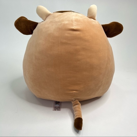 Nwot Sage the Cow 16” Easter Edition Brown Squishmallow Super Plush Toy Stuffie - Picture 4 of 15
